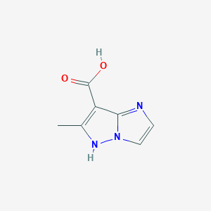 6-methyl-1H-imidazo[1,2-b]pyrazole-7-carboxylic acid