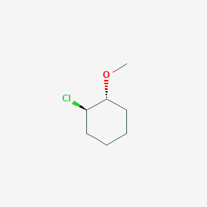 molecular formula C7H13ClO B14702358 (1R,2R)-1-Chloro-2-methoxycyclohexane CAS No. 18424-56-1