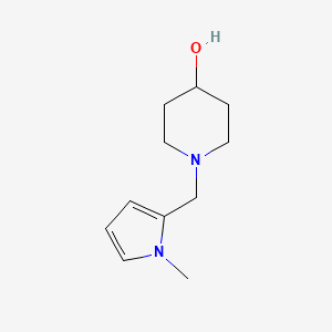 1-((1-methyl-1H-pyrrol-2-yl)methyl)piperidin-4-ol