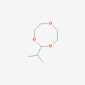 molecular formula C8H16O3 B14702431 2-(Propan-2-yl)-1,3,6-trioxocane CAS No. 15351-38-9