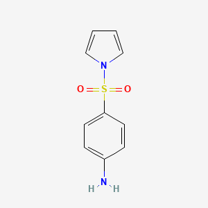 molecular formula C10H10N2O2S B14702454 4-Pyrrol-1-ylsulfonylaniline CAS No. 18836-86-7
