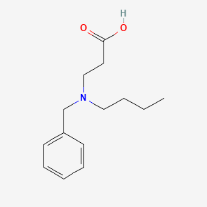 molecular formula C14H21NO2 B1470248 3-(Benzylbutylamino)propanoic acid CAS No. 216587-41-6
