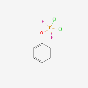 molecular formula C6H5Cl2F2OP B14702490 Dichloro(difluoro)phenoxy-lambda~5~-phosphane CAS No. 27296-01-1