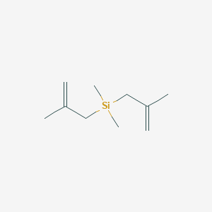 molecular formula C10H20Si B14702607 Dimethylbis(2-methylprop-2-en-1-yl)silane CAS No. 17906-60-4