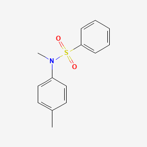 molecular formula C14H15NO2S B14702678 N-Methyl-N-(4-methylphenyl)benzenesulfonamide CAS No. 14894-60-1