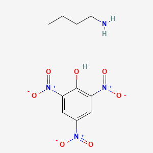 molecular formula C10H14N4O7 B14702690 n-Butylamine picrate CAS No. 17711-96-5