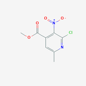 Methyl 2-chloro-6-methyl-3-nitropyridine-4-carboxylate