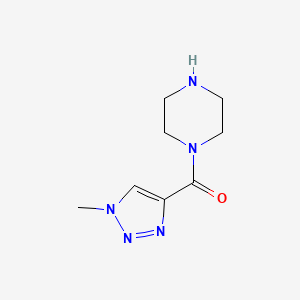 B1470273 (1-methyl-1H-1,2,3-triazol-4-yl)(piperazin-1-yl)methanone CAS No. 1537451-76-5