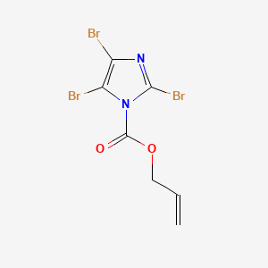 molecular formula C7H5Br3N2O2 B14702767 Prop-2-enyl 2,4,5-tribromoimidazole-1-carboxylate CAS No. 15287-53-3