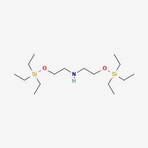 molecular formula C16H39NO2Si2 B14702785 Iminobis(ethyleneoxy)bis(triethylsilane) CAS No. 20467-09-8