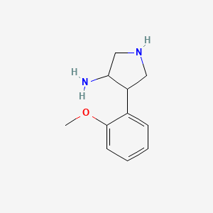 4-(2-Methoxyphenyl)pyrrolidin-3-amine