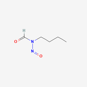 molecular formula C5H10N2O2 B14702808 N-Butyl-N-nitrosoformamide CAS No. 14300-10-8