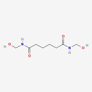 molecular formula C8H16N2O4 B14702815 N~1~,N~6~-Bis(hydroxymethyl)hexanediamide CAS No. 17918-73-9