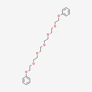 molecular formula C24H34O7 B14702820 1,17-Diphenoxy-3,6,9,12,15-pentaoxaheptadecane CAS No. 20740-88-9