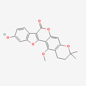 molecular formula C21H18O6 B14702908 Isoglycyrol CAS No. 23013-86-7