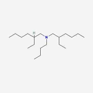 molecular formula C20H43N B14702914 N-Butyl-2-ethyl-N-(2-ethylhexyl)hexan-1-amine CAS No. 18240-52-3
