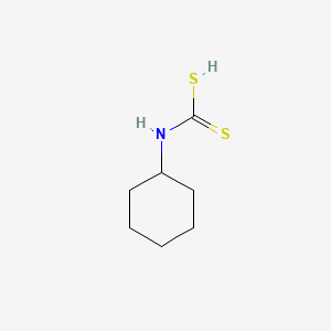 molecular formula C7H13NS2 B14702934 Carbamodithioic acid, cyclohexyl- CAS No. 22292-07-5