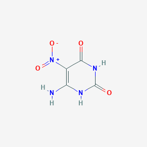molecular formula C4H4N4O4 B014703 6-amino-5-nitropyrimidine-2,4(1H,3H)-dione CAS No. 3346-22-3