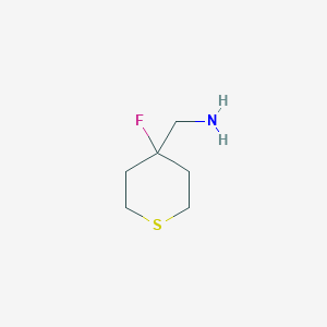 molecular formula C6H12FNS B1470310 (4-氟噻吩-4-基)甲胺 CAS No. 1262407-69-1