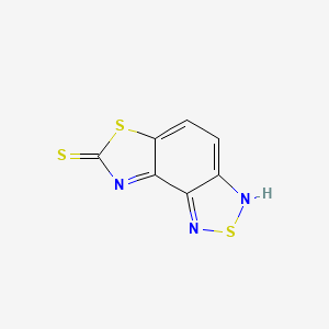 molecular formula C7H3N3S3 B14703130 [1,3]Thiazolo[4,5-e][2,1,3]benzothiadiazole-7(3H)-thione CAS No. 20613-71-2