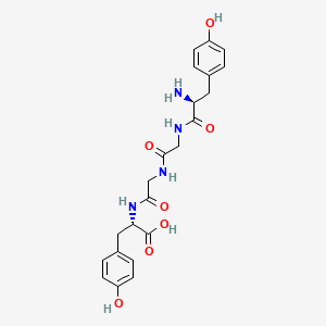 molecular formula C22H26N4O7 B14703148 L-Tyrosylglycylglycyl-L-tyrosine CAS No. 21841-54-3
