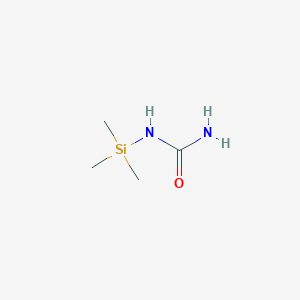molecular formula C4H12N2OSi B14703276 Trimethylsilylurea CAS No. 18148-61-3