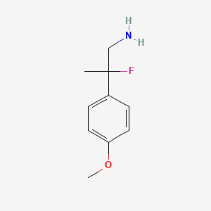 2-Fluoro-2-(4-methoxyphenyl)propan-1-amine