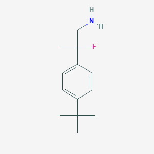 2-(4-Tert-butylphenyl)-2-fluoropropan-1-amine