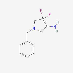 1-Benzyl-4,4-difluoropyrrolidin-3-amine