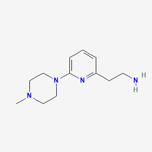 2-(6-(4-Methylpiperazin-1-yl)pyridin-2-yl)ethan-1-amine