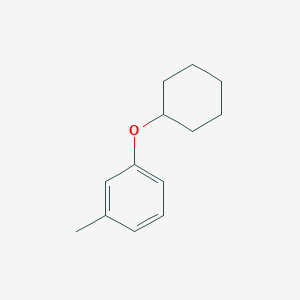 molecular formula C13H18O B14703527 1-(Cyclohexyloxy)-3-methylbenzene CAS No. 15174-42-2