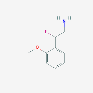 2-Fluoro-2-(2-methoxyphenyl)ethan-1-amine