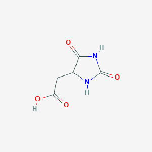 molecular formula C5H6N2O4 B147037 5-Hydantoinacetic acid CAS No. 5427-26-9