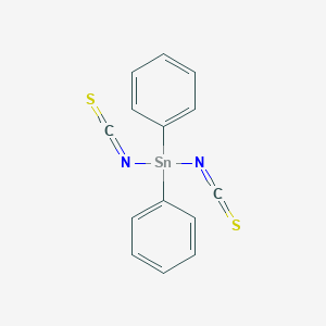 molecular formula C14H10N2S2Sn B14703853 Stannane, diisothiocyanatodiphenyl- CAS No. 21001-81-0