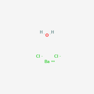 molecular formula BaCl2H2O B14703938 Barium(2+);dichloride;hydrate CAS No. 22322-71-0