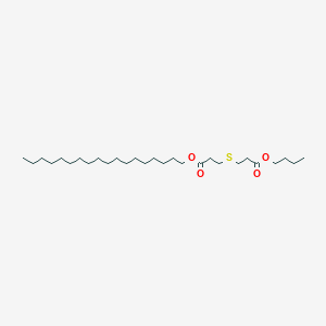 molecular formula C28H54O4S B14704017 Butyl octadecyl 3,3'-sulfanediyldipropanoate CAS No. 23449-98-1
