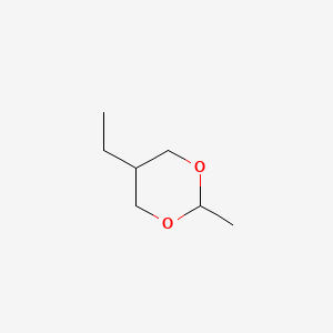 molecular formula C7H14O2 B14704046 cis-2-Methyl-5-ethyl-1,3-dioxane CAS No. 25924-91-8
