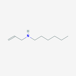 molecular formula C9H19N B14704132 1-Hexanamine, N-2-propenyl- CAS No. 22774-71-6