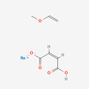 molecular formula C7H9NaO5 B14704181 sodium;(Z)-4-hydroxy-4-oxobut-2-enoate;methoxyethene CAS No. 26300-19-6