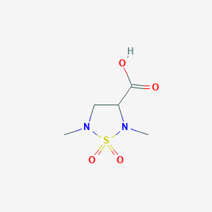 2,5-Dimethyl-1,2,5-thiadiazolidine-3-carboxylic acid 1,1-dioxide