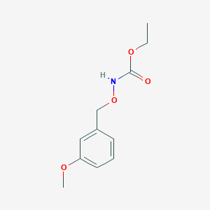 molecular formula C11H15NO4 B14704211 Ethyl [(3-methoxyphenyl)methoxy]carbamate CAS No. 15255-95-5
