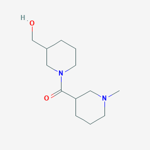 molecular formula C13H24N2O2 B1470424 (3-(Hydroxymethyl)piperidin-1-yl)(1-methylpiperidin-3-yl)methanone CAS No. 2098031-96-8