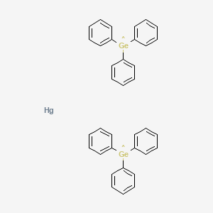 molecular formula C36H30Ge2Hg B14704247 Mercury--triphenylgermyl (1/2) CAS No. 23082-96-4