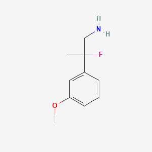 2-Fluoro-2-(3-methoxyphenyl)propan-1-amine