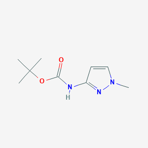 molecular formula C9H15N3O2 B147043 tert-Butyl (1-methyl-1H-pyrazol-3-yl)carbamate CAS No. 128883-86-3