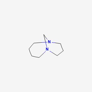 molecular formula C8H16N2 B14704343 1,6-Diazabicyclo[4.3.1]decane CAS No. 25337-75-1