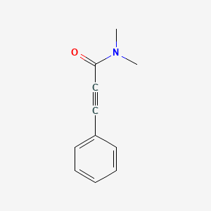 molecular formula C11H11NO B14704382 N,N-dimethyl-3-phenylprop-2-ynamide CAS No. 26218-50-8