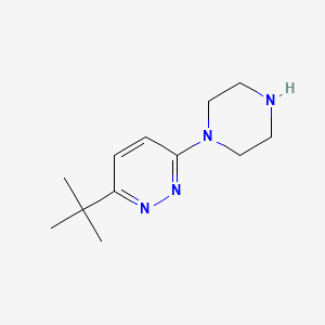 molecular formula C12H20N4 B1470450 3-(Tert-butyl)-6-(piperazin-1-yl)pyridazine CAS No. 1780124-05-1