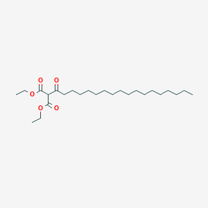 molecular formula C25H46O5 B14704695 Diethyl 2-octadecanoylpropanedioate CAS No. 24514-82-7