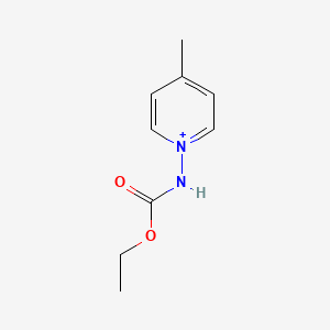 molecular formula C9H13N2O2+ B14704732 ethyl N-(4-methylpyridin-1-ium-1-yl)carbamate CAS No. 22928-85-4